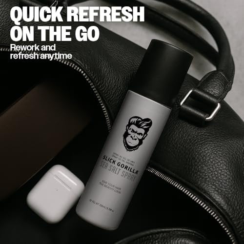 Slick Gorilla Sea Salt Spray for Men - 200ml (6.76 fl oz) Texturizing Hair Spray, Lightweight Volume Mist, Matte Finish, Natural Texture, Flexible Hold - görsel 18