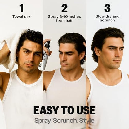 Slick Gorilla Sea Salt Spray for Men - 200ml (6.76 fl oz) Texturizing Hair Spray, Lightweight Volume Mist, Matte Finish, Natural Texture, Flexible Hold