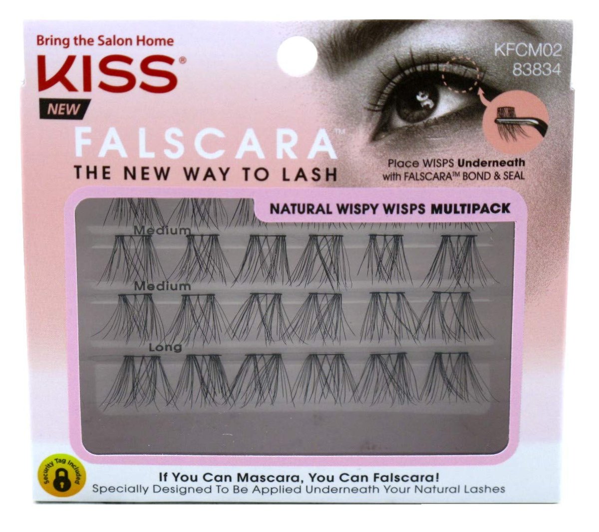 KISS Falscara Natural Wispy Wisps Multi-Pack (Pack of 2) – Easy False Lashes for Beginners - görsel 2