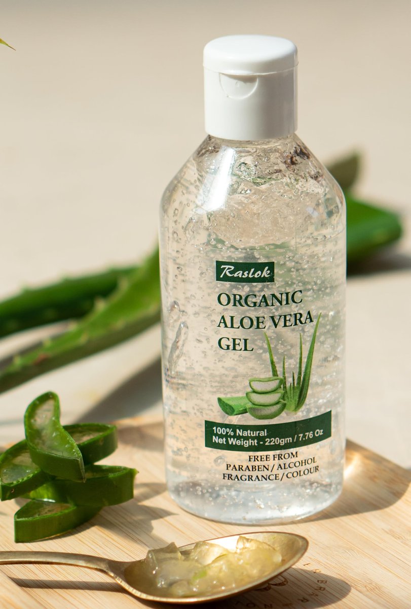Raslok Aloe Vera Gel | 99% Pure Natural Aloe Gel for Face, Skin & Hair Care - Moisturizing, Hydrating, Soothing, Non-Sticky (7.7 oz) - görsel 5