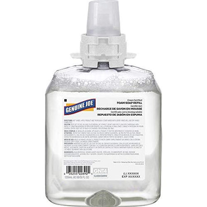 Genuine Joe Green Certified Soap Refill - Pack of 4 (Orange Scent, Hand Wash)