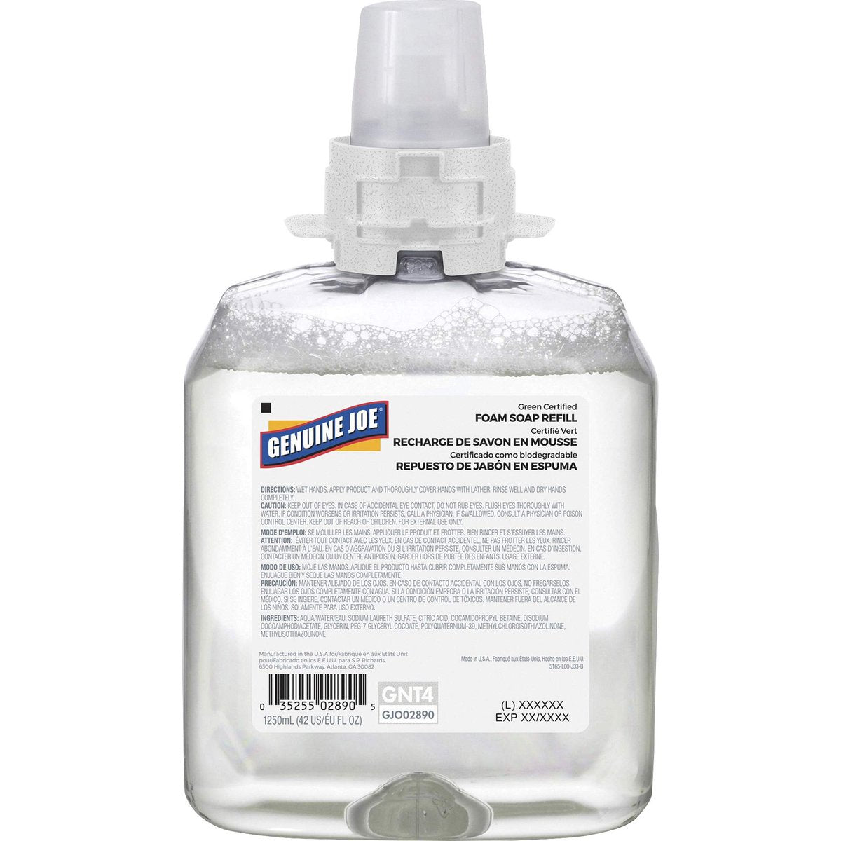 Genuine Joe Green Certified Soap Refill - Pack of 4 (Orange Scent, Hand Wash) - görsel 3