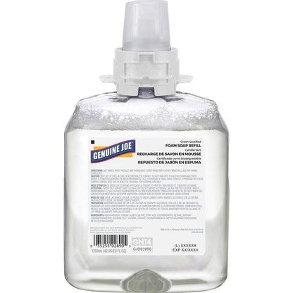 Genuine Joe Green Certified Soap Refill - Pack of 4 (Orange Scent, Hand Wash)