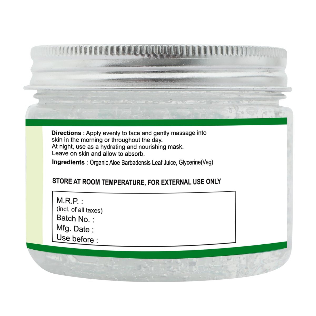 Raslok 99% Pure Aloe Vera Gel for Face, Skin, and Hair - 11.46 oz, Non-Sticky Moisturizer - görsel 5