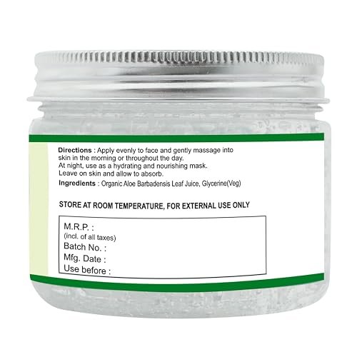 Raslok 99% Pure Aloe Vera Gel for Face, Skin, and Hair - 11.46 oz, Non-Sticky Moisturizer - görsel 6