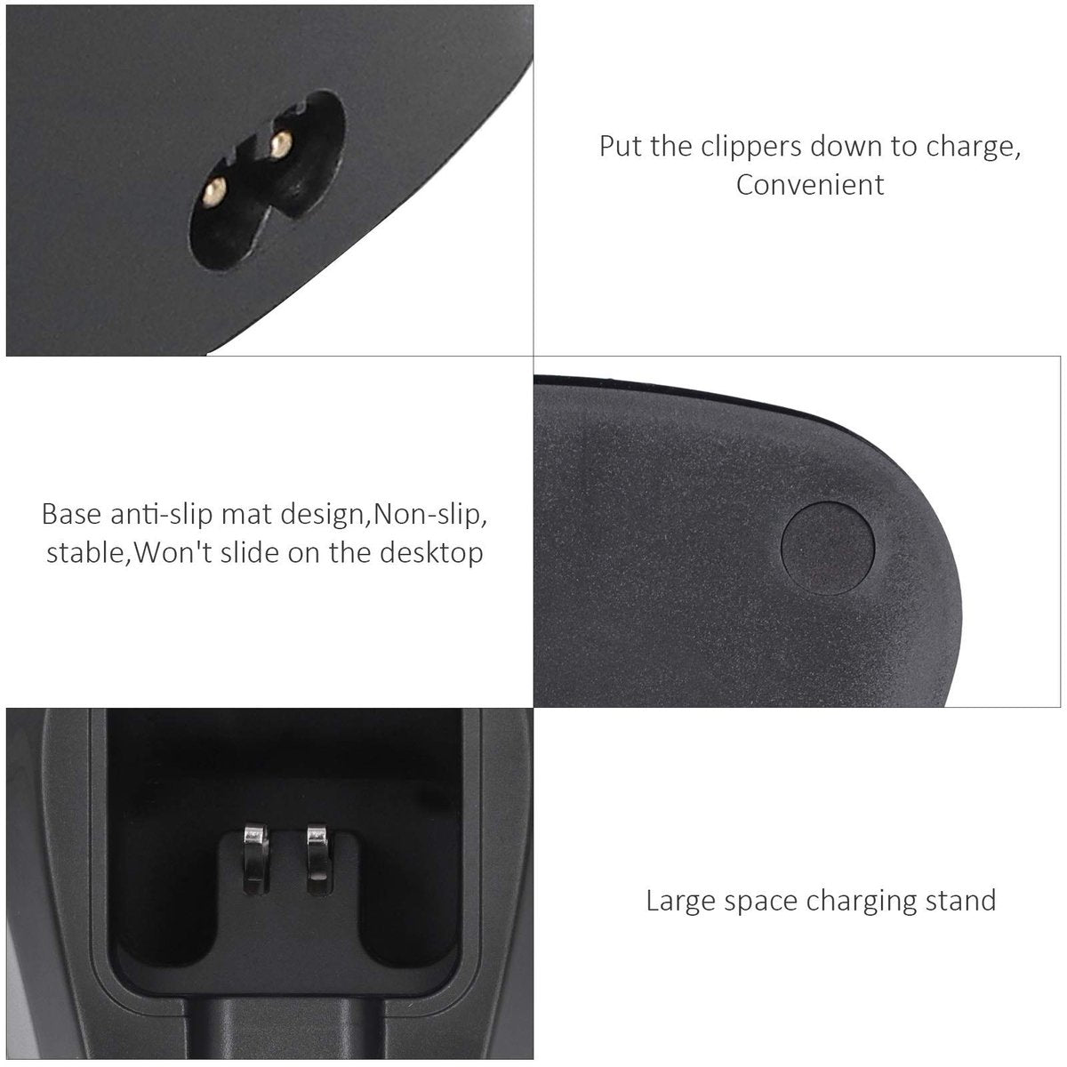 FILFEEL Charging Base Replacement for Electric Hair Clipper Trimmer - Durable ABS Charger Stand Avelisse