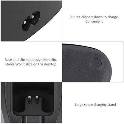 FILFEEL Charging Base Replacement for Electric Hair Clipper Trimmer - Durable ABS Charger Stand Avelisse
