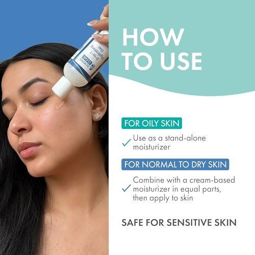 Almond Clear 2-in-1 Hydrating Gel | Lightweight Mandelic Acid Moisturizer for Oily, Blemish-Prone Skin | Aloe Vera, Squalane, Hyaluronic Acid, Bakuchiol | 4 oz Avelisse