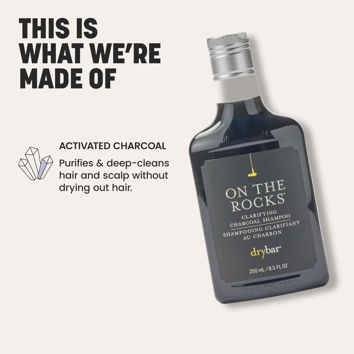 Drybar On The Rocks Clarifying Charcoal Shampoo - 8.5 Fl Oz Avelisse