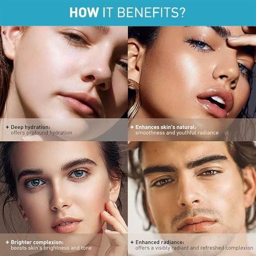 AIWEI Face Moisturizer Collagen Cream - Hydrating Day & Night Cream with Retinol and Hyaluronic Acid for Men & Women - 1.7 oz - görsel 6
