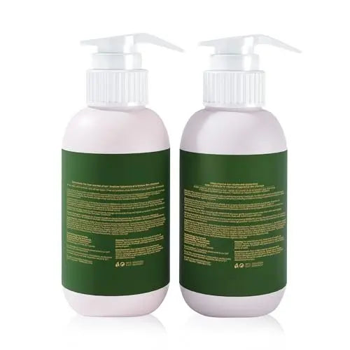 Herbishh Ginger Extract Thickening Shampoo and Conditioner Set – Sulfate & Paraben Free Hair Care for All Hair Types Avelisse