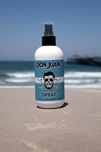 Don Juan Sea Salt Hair Styling Spray - Light Hold, Volume & Texture, Natural Ingredients, Surf Wax Scent (8 fl oz) Avelisse