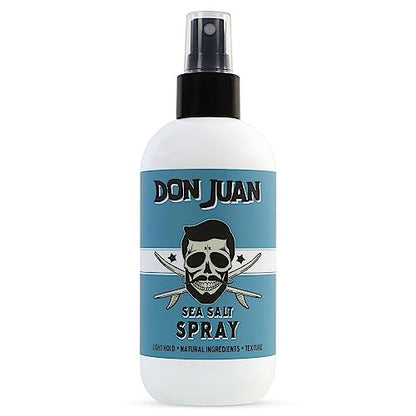 Don Juan Sea Salt Hair Styling Spray - Light Hold, Volume & Texture, Natural Ingredients, Surf Wax Scent (8 fl oz) Avelisse