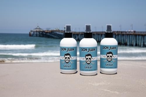 Don Juan Sea Salt Hair Styling Spray - Light Hold, Volume & Texture, Natural Ingredients, Surf Wax Scent (8 fl oz) Avelisse