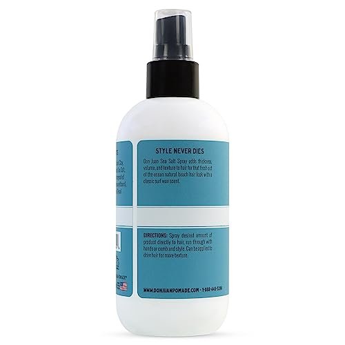 Don Juan Sea Salt Hair Styling Spray - Light Hold, Volume & Texture, Natural Ingredients, Surf Wax Scent (8 fl oz) Avelisse