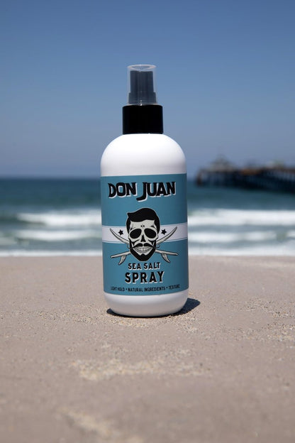 Don Juan Sea Salt Hair Styling Spray - Light Hold, Volume & Texture, Natural Ingredients, Surf Wax Scent (8 fl oz) Avelisse