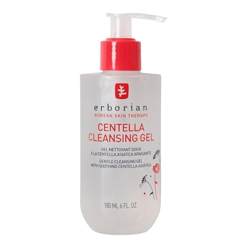 Erborian Centella Cleansing Gel Soothing Face Wash – Calm, Clear Pores, Hydrate & Balance Skin, Non-Stripping Korean Skincare Avelisse
