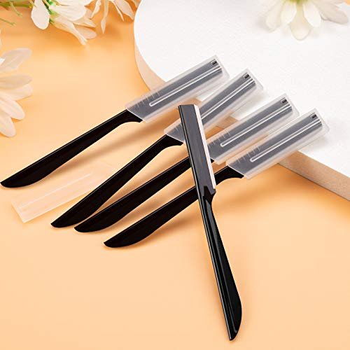 Miss Gorgeous Eyebrow Razor Shaper for Men and Women - Precision Grooming Shavers, 10 Count (Black) - görsel 4