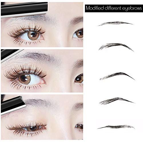 Miss Gorgeous Eyebrow Razor Shaper for Men and Women - Precision Grooming Shavers, 10 Count (Black) - görsel 6