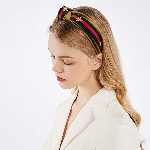 NODG 4 Pack Knotted Headbands Turban for Women - Boho Style Hair Knot Gift Set - görsel 12
