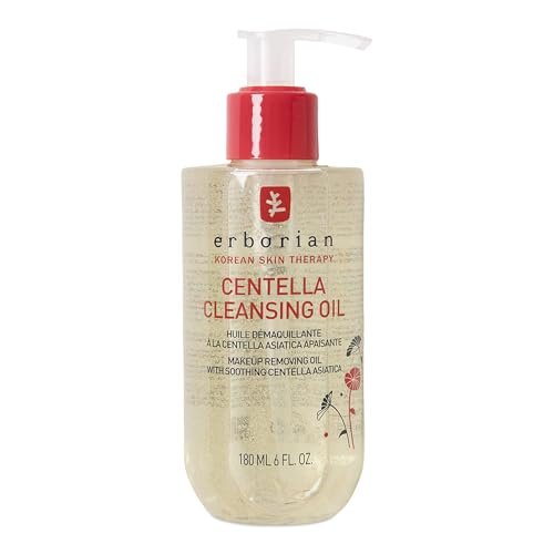 Erborian Cleansing Oil - Gentle Makeup Remover with Centella Asiatica for Soothing & Hydrating, Korean Skincare, 1 Fl Oz Avelisse