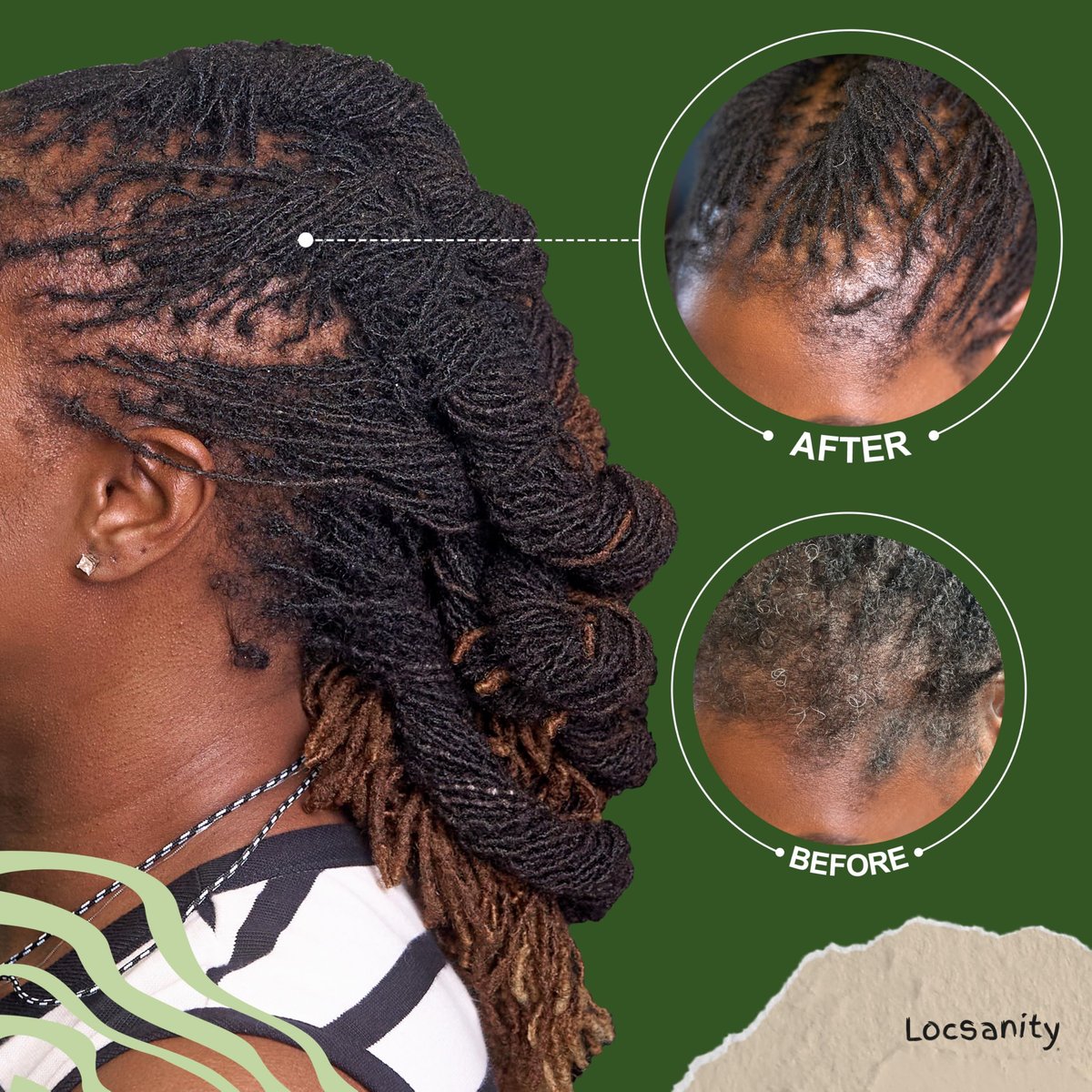 Locsanity Interlocking Tool for Microlocs – Curved Ergonomic Retightening Tool for Dreadlocks, Sisterlocks & Medium Locs Maintenance – DIY Hair Tool Kit Avelisse