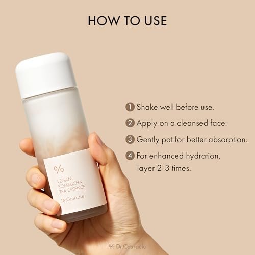 Dr.Ceuracle Vegan Kombucha Tea Essence – Hydrating Milky Toner with Kombucha Tea Extract, Centella Asiatica & Ceramide, Korean Skincare Essence (150 ml / 5.07 fl. oz.) - görsel 15