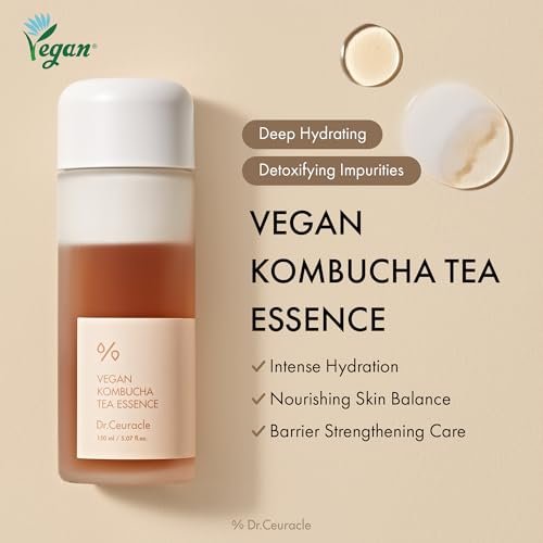 Dr.Ceuracle Vegan Kombucha Tea Essence – Hydrating Milky Toner with Kombucha Tea Extract, Centella Asiatica & Ceramide, Korean Skincare Essence (150 ml / 5.07 fl. oz.) - görsel 9