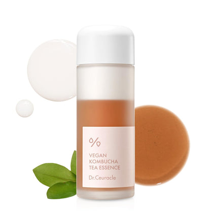 Dr.Ceuracle Vegan Kombucha Tea Essence – Hydrating Milky Toner with Kombucha Tea Extract, Centella Asiatica & Ceramide, Korean Skincare Essence (150 ml / 5.07 fl. oz.)