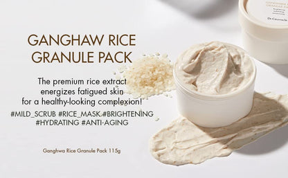 Dr. Ceuracle Ganghwa Rice Granule Pack - Gentle Exfoliating Face Mask 115g