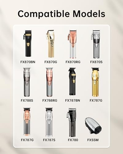 VHBW 4.5V Charger for BaByliss PRO FX870 FX825 Clipper - 6.5FT Extra Long Power Cord Replacement Avelisse