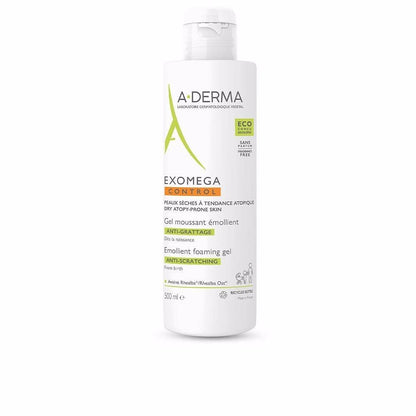 A-Derma Exomega Control Emollient Foaming Gel 500ml – Soothing Body Wash for Sensitive, Eczema-Prone Skin Avelisse