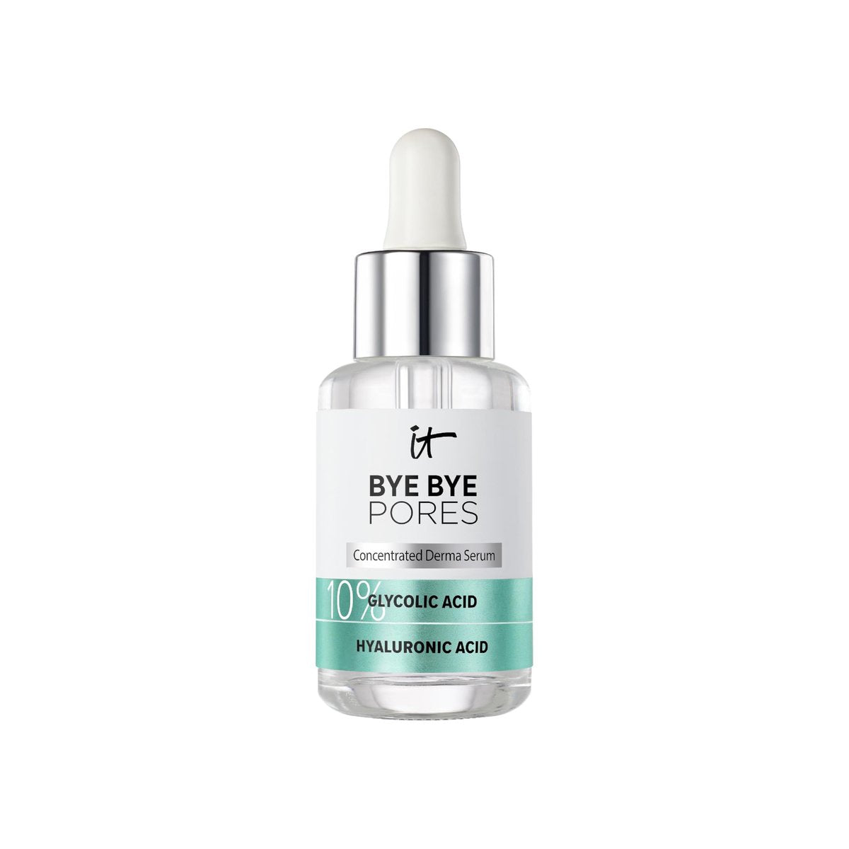 IT Cosmetics Bye Bye Pores 10% Glycolic Acid Face Serum - Visibly Minimizes Pores & Gently Exfoliates, with Hyaluronic Acid for Hydration - 1 Fl. Oz - görsel 1