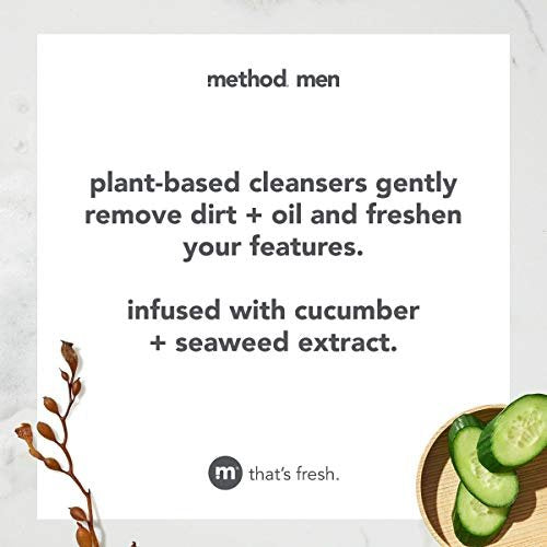 Method Men Face Wash Sea + Surf 6 oz - Refreshing Daily Cleanser - görsel 8
