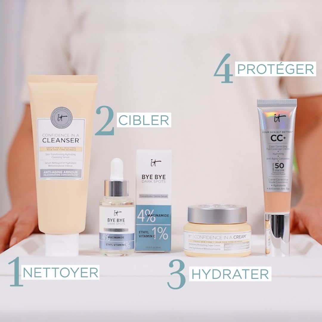 IT Cosmetics Bye Bye Dark Spots 4% Niacinamide Serum – Visibly Reduces Dark Spots & Improves Skin Clarity in 8 Weeks – Facial Serum with 1% Ethyl Vitamin C – For All Skin Types – 1 Fl. Oz - görsel 11