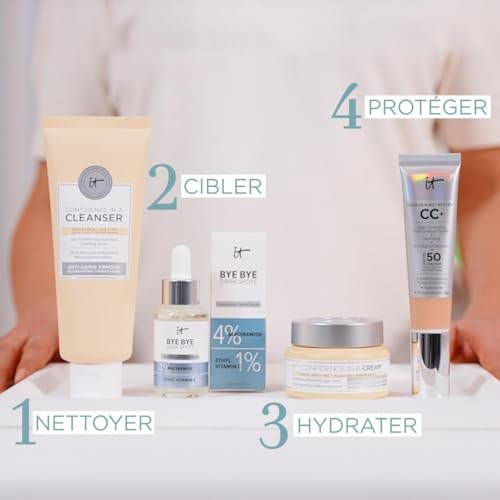 IT Cosmetics Bye Bye Dark Spots 4% Niacinamide Serum – Visibly Reduces Dark Spots & Improves Skin Clarity in 8 Weeks – Facial Serum with 1% Ethyl Vitamin C – For All Skin Types – 1 Fl. Oz - görsel 12