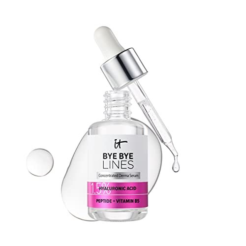 IT Cosmetics Bye Bye Lines Hyaluronic Acid Serum – Anti-Aging Hydrating Facial Serum with Peptide & Vitamin B5, Visibly Plumps and Smooths Fine Lines, For All Skin Types, 1 fl oz - görsel 2