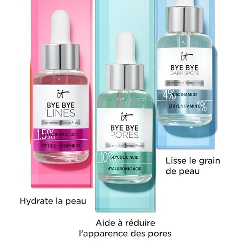 IT Cosmetics Bye Bye Lines Hyaluronic Acid Serum – Anti-Aging Hydrating Facial Serum with Peptide & Vitamin B5, Visibly Plumps and Smooths Fine Lines, For All Skin Types, 1 fl oz - görsel 16
