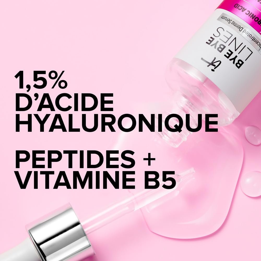 IT Cosmetics Bye Bye Lines Hyaluronic Acid Serum – Anti-Aging Hydrating Facial Serum with Peptide & Vitamin B5, Visibly Plumps and Smooths Fine Lines, For All Skin Types, 1 fl oz - görsel 7