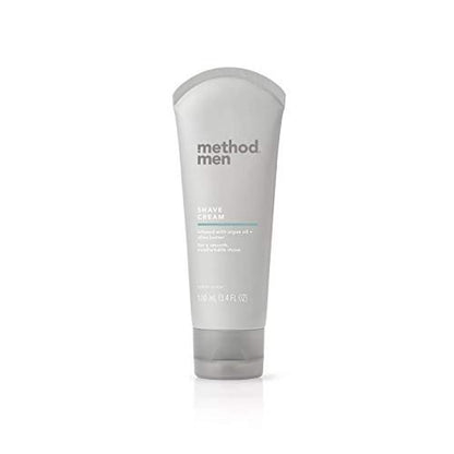 Method Men Shave Cream, Sea + Surf, 3.4 oz – Smooth Shave with Natural Ingredients Avelisse