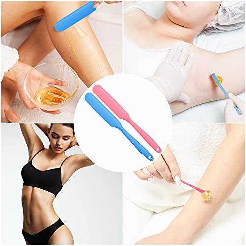 Patelai 12-Piece Silicone Waxing Spatulas - Reusable Hair Removal Applicators in Assorted Sizes for Home and Salon Use Avelisse