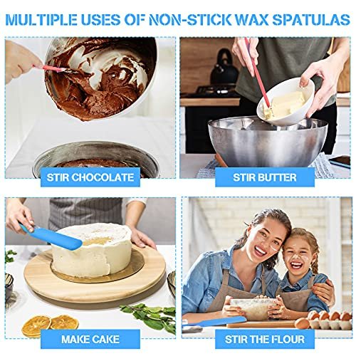 Patelai 12-Piece Silicone Waxing Spatulas - Reusable Hair Removal Applicators in Assorted Sizes for Home and Salon Use Avelisse