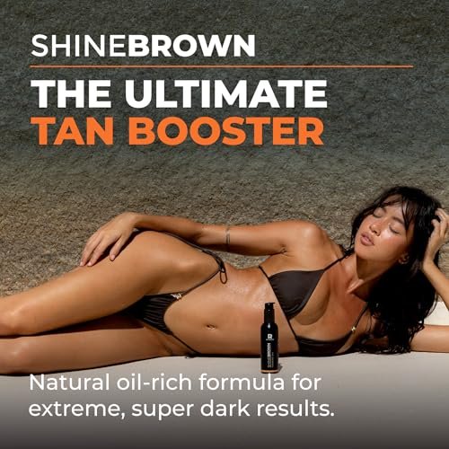BYROKKO Shine Brown Tanning Oil - 5.07 Fl Oz, XXL Tan Accelerator for Deep, Long-Lasting Glow Avelisse