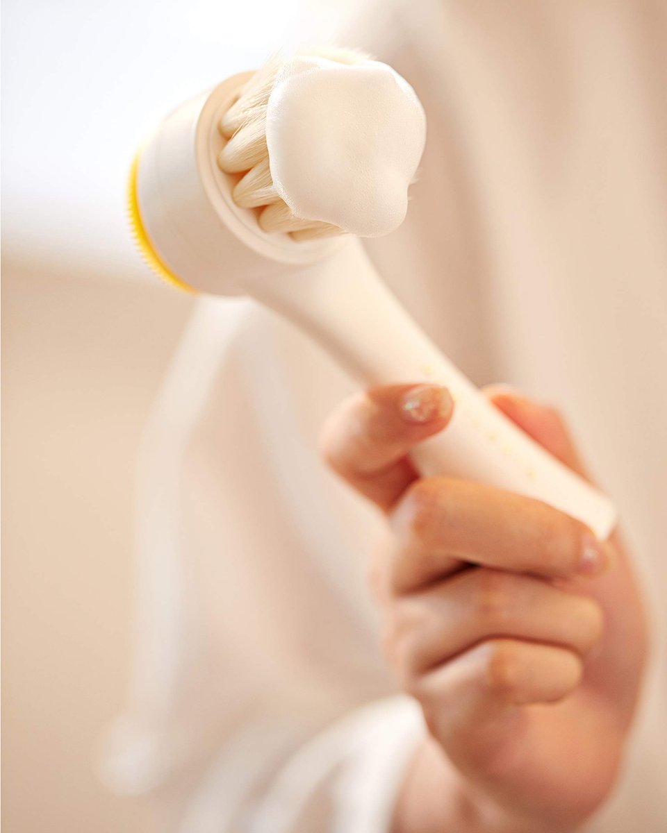 APRILSKIN Dual Cleansing Pore Brush – Silicone Manual Facial Cleanser for Deep Pore Cleansing Avelisse