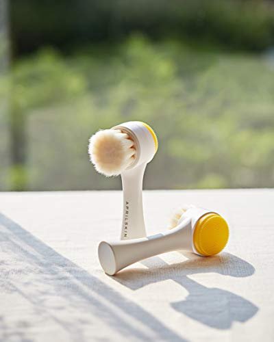 APRILSKIN Dual Cleansing Pore Brush – Silicone Manual Facial Cleanser for Deep Pore Cleansing Avelisse