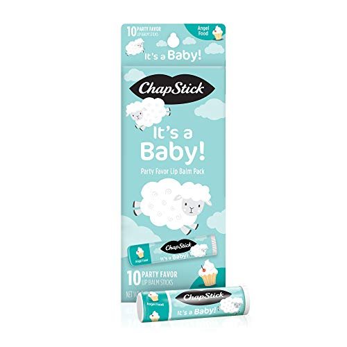 ChapStick Party Favor Lip Balm Gift Pack - It's a Baby, 10 Sticks, 0.15 oz Each, Cream White Avelisse