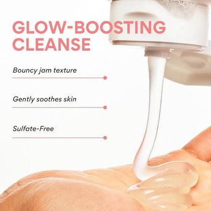 Innisfree Cherry Blossom Glow Jam Cleanser - Sulfate Free Korean Face Wash for Glowing Glass Skin (32 Fl Oz) Avelisse