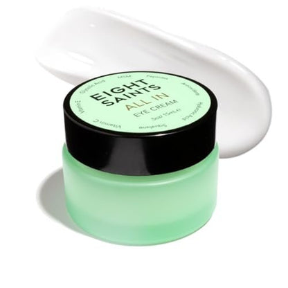 Eight Saints All In Eye Cream – Anti Aging Eye Treatment with Hyaluronic Acid, Vitamin C & Peptides, Reduces Puffiness, Wrinkles, Dark Circles & Eye Bags, 0.5 oz Avelisse