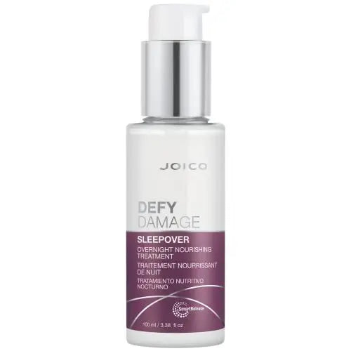 Joico Defy Damage Sleepover Overnight Nourishing Treatment – No Rinse, Instantly Softens & Smooths, Strengthens Bonds, Reduces Breakage & Split Ends, with Arginine & Keratin, 3.38 oz Avelisse