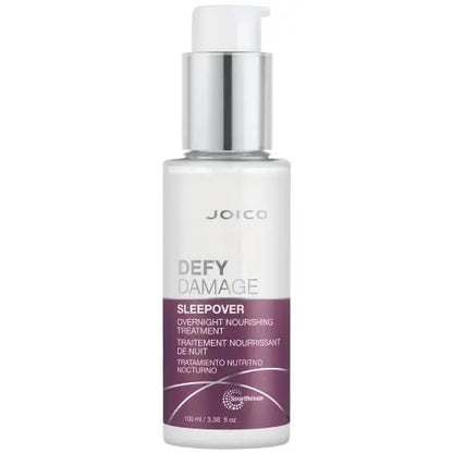 Joico Defy Damage Sleepover Overnight Nourishing Treatment – No Rinse, Instantly Softens & Smooths, Strengthens Bonds, Reduces Breakage & Split Ends, with Arginine & Keratin, 3.38 oz Avelisse